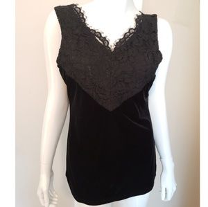 Calvin Klein Black VNeck Top